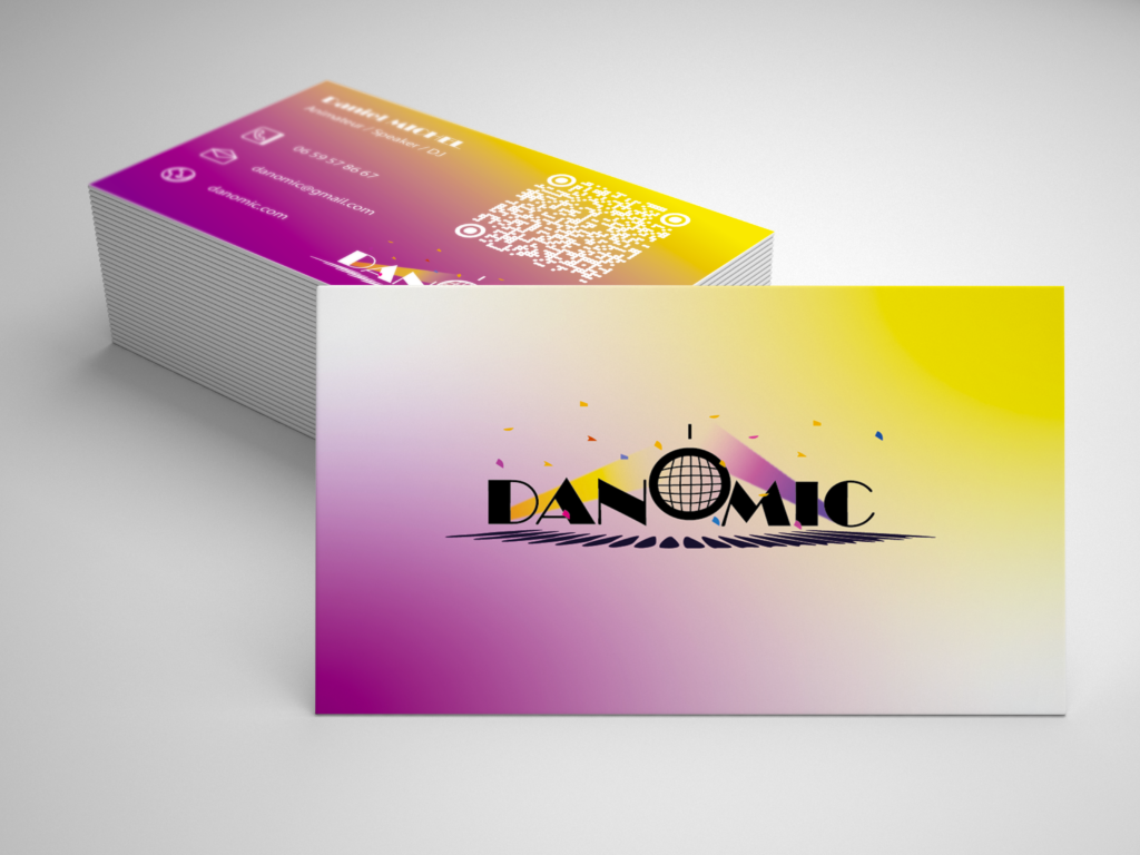 Logo carte de visite DANOMIC